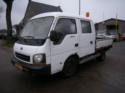 Kia K-serie 2.7 King Cab DC Staal OPEN LAADBAK (bj 2002)