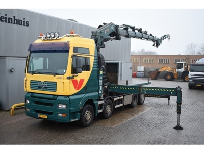 MAN TGA 35.430 8x2 hiab 800 E-6 6 x Hydr. Jip J165x4 4 x