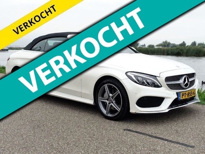 Mercedes-Benz C-cabrio C200 Cabriolet 4 Matic Parelmoer wit