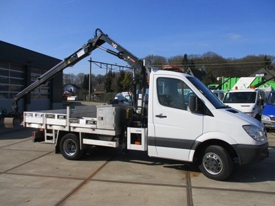 Mercedes-Benz Sprinter 513CDI PU + Hiab 022 D-2 Kraan / Kran