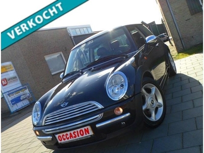 Mini Mini 1.6 Cooper Chili Zwart/ Half Leder/ VerKochT!!