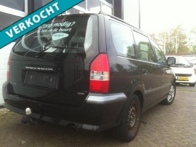 Mitsubishi Space Wagon 2.4 GDI GLXi 7p. bj1999 Airco, Zwart