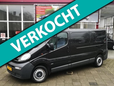 Opel Vivaro 1.9 DI 2.9T L2H1 2003 Zwart 163DKM NAP/VERKOCHT!