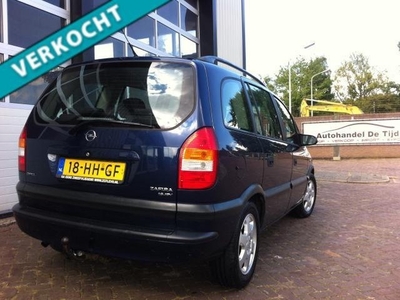 Opel Zafira 1.8-16V bj2001 verkocht verkocht