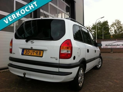 Opel Zafira 1.8-16V bj2002 verkocht verkocht