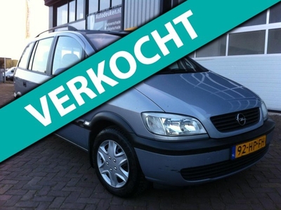 Opel Zafira 2.2-16V BJ2001 VERKOCHT !