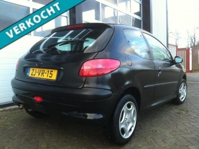 Peugeot 206 1.4 bj1999 verkocht verkocht