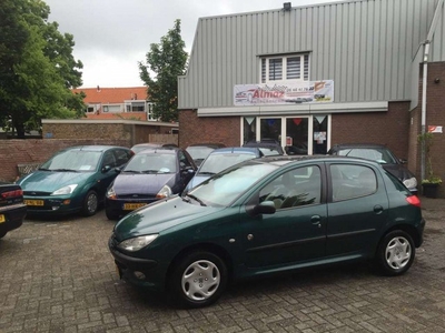 Peugeot 206 1.6 P.DAK/LEER/ELEKTR/AIRCO 5 DEURS (bj 2000)