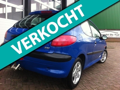 Peugeot 206 1.9 XTD BJ2000 VERKOCHT !