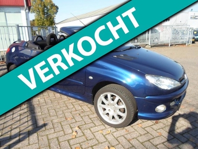 Peugeot 206 CC 1.6-16V fabrieksnieuwstaat 95.050 km orig