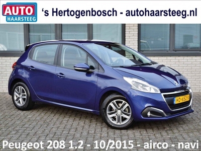 Peugeot 208 Active 1.2 VTi 5-drs. Navi 82 pk. (bj 2015)