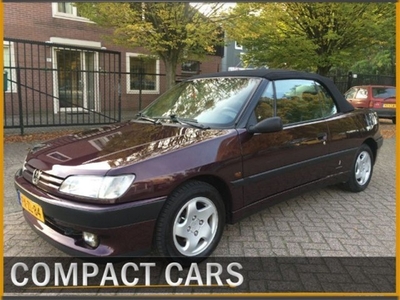 Peugeot 306 1.8 RG airco, leder, elek kap, nap! (bj 1997)