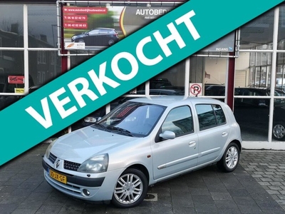 Renault Clio 1.6 Init 5DR AUT 2002 ECC/Leer/Xenon/VERKOCHT!