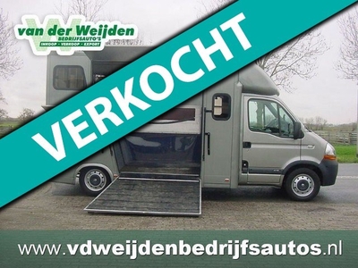 Renault Master 2.5 D 2-Paards Paardenauto Dub.Cab.