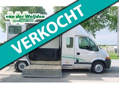 Renault Master 2.5d Barbot Paardenauto Dub. Cab. Incl.