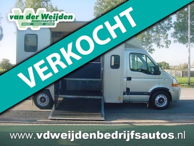 Renault Master 3.0D 2-Paards Paardenauto Dubb.Cab. Incl.