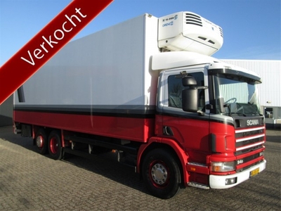 Scania P 94DB 260pk 6x2 Koelwagen met Laadklep (bj 2001)