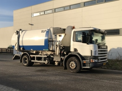 Scania P94 Huisvuilwagen met Haller opbouw 153D km