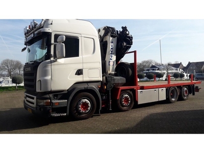 Scania R420 R420 8x2 met 60 ton HMF ODIN 7x extandable