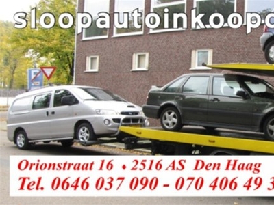 Sloopauto inkoop Den haag Inkoop van alle merken sloopauto,s