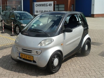 Smart Fortwo zwart/grijs automaat,bj.2000,panoramadak,APK