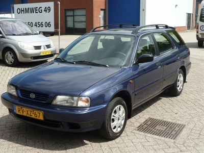 Suzuki Baleno estate 1.6 stationwagen,bj.97,airco,blauw,APK