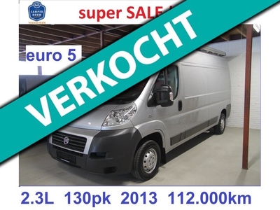 Z. Fiat Ducato L3H2 2.3L 2013 130pk Zilver