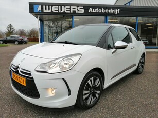 CITROEN DS3 1.6 120 PK So Chic In White, Clima,Cruise,Lichtmetaal,Parkeersen