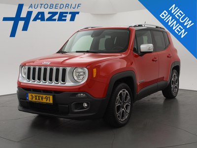 Jeep Renegade 1.4 MULTIAIR LIMITED 140 PK *OMAHA ORANGE* + LEDER / NAVIGATIE / 18 INCH / KEYLESS