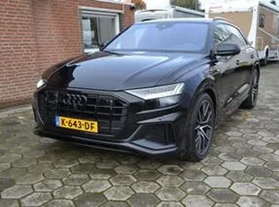 Audi Q8 50 TDI quattro Pro Line S RS-Stoelen Panoramadak Leer Navigatie+360'Camara's Stoelverwarming+Massage Cruise-control Elektrische-Trekhaak 22'Velgen Softclose-Deuren Black-Line Bang&)lufsen-Boxen Alle denkbare Extra's Voll Voll Heel mooi en goed