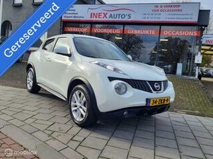 Nissan JUKE 1.6 Tekna Edition Automaat (NAVIGATIE, CAMERA,CLIMATE, SPORTSTOELEN, GETINT GLAS, LM VELGEN, CRUISE, NIEUWSTAAT)