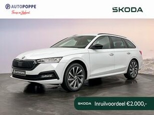 Skoda OCTAVIA Combi 1.0 TSI e-TEC 110 7DSG Sport Business | Adaptive cruise control (tot 210 km/h) | Climatronic, elektronische airconditioning met twee zones | Driver Activity Assistant, vermoeidheid waarschuwingssysteem