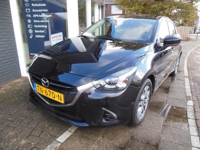 Mazda 2 1.5 Skyactiv-G GT-Luxury 12 maanden Bovag garantie automaat navi leer/stof