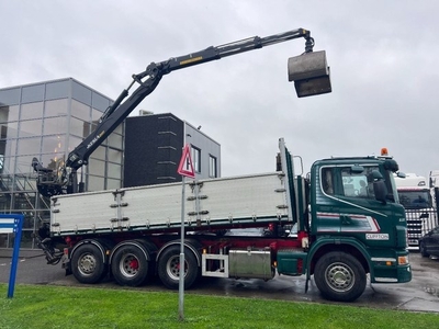 Scania G440 8X4 E5 3-WAY DUMP TRUCK + 2018 KESLA CRANE