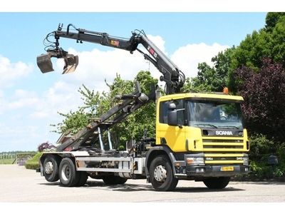 Scania R114-340 6x2 !!KRAAN/CONTAINER/KABEL!!MANUELL!!