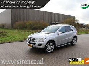 Mercedes-Benz M-KLASSE ML 450 CDI 4MATIC stoelverwarming/koeling trekhaak schuifdak leder memoryseats uitstraling!!