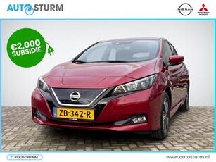 Nissan LEAF N-Connecta 40 kWh *?2.000 SUBSIDIE MOGELIJK!* | Adapt. Cruise Control | Navigatie | 360? Camera | Stuur- + Stoelverwarming | Apple Carplay/Android Auto | Rijklaarprijs!