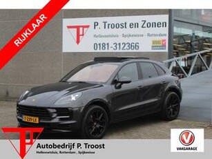 Porsche MACAN 2.0 Panoramadak/Adaptive cruise control/Lederen bekleding/Elektr. verstelbare stoelen met geheugen/Navigatie/Achteruitrijcamera/Voor- en achterstoelen verwarmd/Elek. achterklep/Parkeersensoren/Privacy glas/20 inch