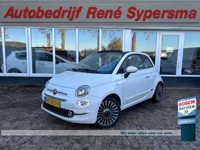 Fiat 500C 1.2 Lounge, Cabriolet, Cruise control, DAB ,half