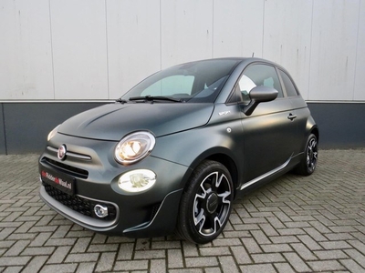 Fiat 500s 1.0 Hybrid Rockstar *Schuifdak *Big navi*Mat groen