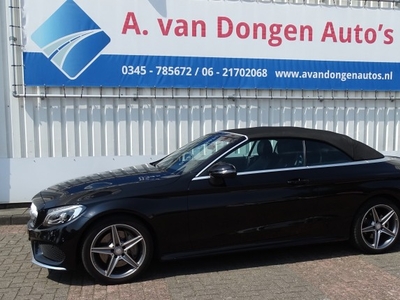 Mercedes-Benz C-klasse Cabrio 200 AMG-Line Automaat,Led,Camera,Airscarf