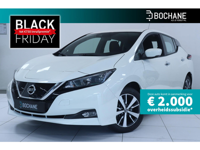 Nissan LEAF 40 kWh Acenta | Navi | Clima | Achteruitrijcamera | Bluetooth | LMV | All-seasons |