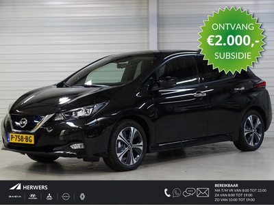 NISSAN LEAF Tekna 40 kWh / Private Lease Vanaf €520,- / €2.000,- SUBSIDIE MOGELIJK / Leder / LED /