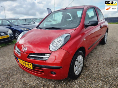 Nissan Micra 1.2 Visia/RIJD REM SCHAKEL ZEER GOED/NAP/APK/AIRCO/TREKHAAK/INRUIL MOG !!!