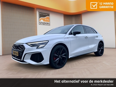 AUDI A3 Sportback 45 TFSI-e 265 PK S-LINE Black Edition Competition, 12 MND GARANTIE | LED+ | NAVI | Virtual | PDC Camera | DAB+ -RIJKLAAR