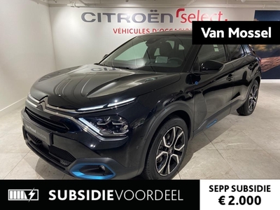 CITROEN C4 Ë-C4 Shine 50 kWh Parkeersensoren | Achteruitrij camera | Dodehoek detectie | Carplay | SUPER SALE