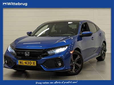 HONDA CIVIC 1.5 i-VTEC Sport Plus OPEN DAK | NAVIGATIE | PARKEERHULP V+A | KEURIGE AUTO! | EXCLUSIEF OPENINGSVOORDEEL!