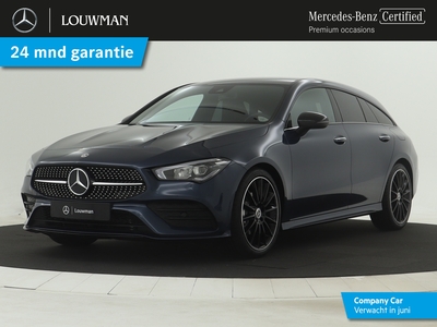 MERCEDES CLA-KLASSE Shooting Brake 180 AMG Line | Nightpakket | Dodehoekassistent | KEYLESS GO-comfortpakket | Stoelverwarming vooraan | Parkeerpakket met achteruitrijcamera | EASY PACK achterklep |