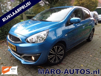 Mitsubishi Space Star 1.2 100th Anniversary Edition+ | FULLMAP NAVIGATIE | 1e EIGENAAR! RIJKLAAR | Boekjes | 6 mnd. GARANTIE | Airco | Stoelverwarming | 15