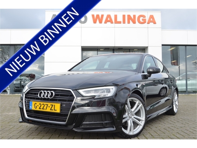 AUDI A3 Limousine 35 TFSI 3x S-Line Virtual cockpit | Carplay | 18'' LMV | Stoelverwarming | Metallic zwart